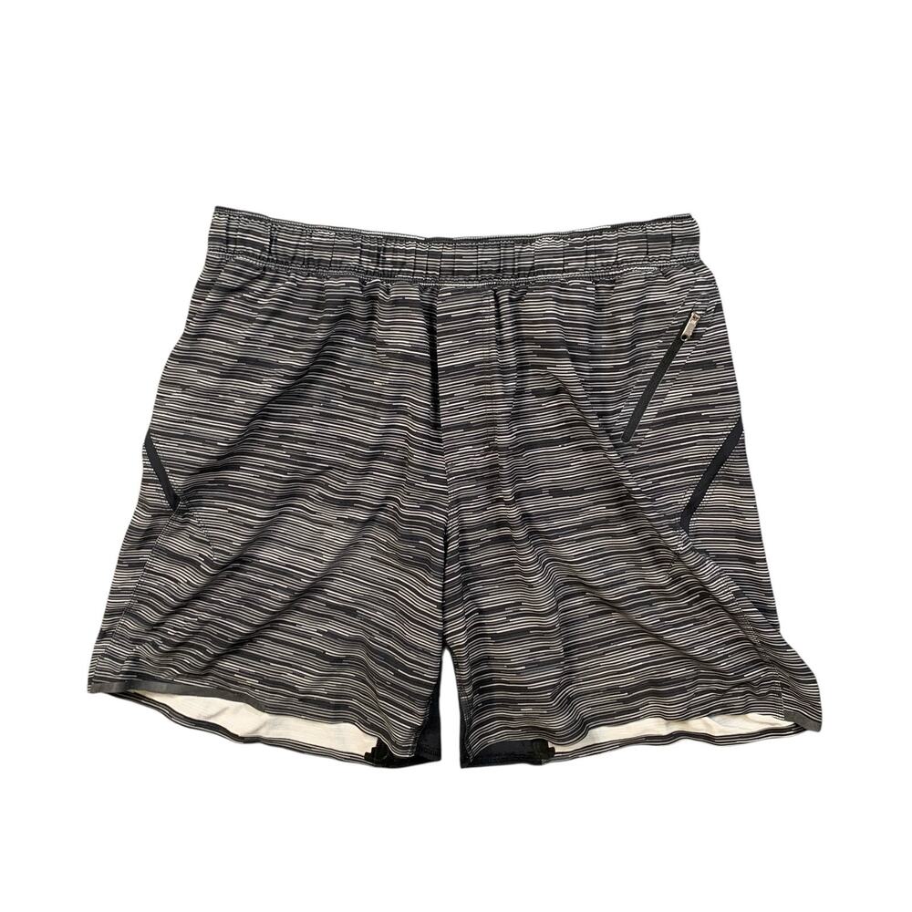 Lululemon Shorts Mens L Large Black Surge Brief Lined Lightweight Running Train